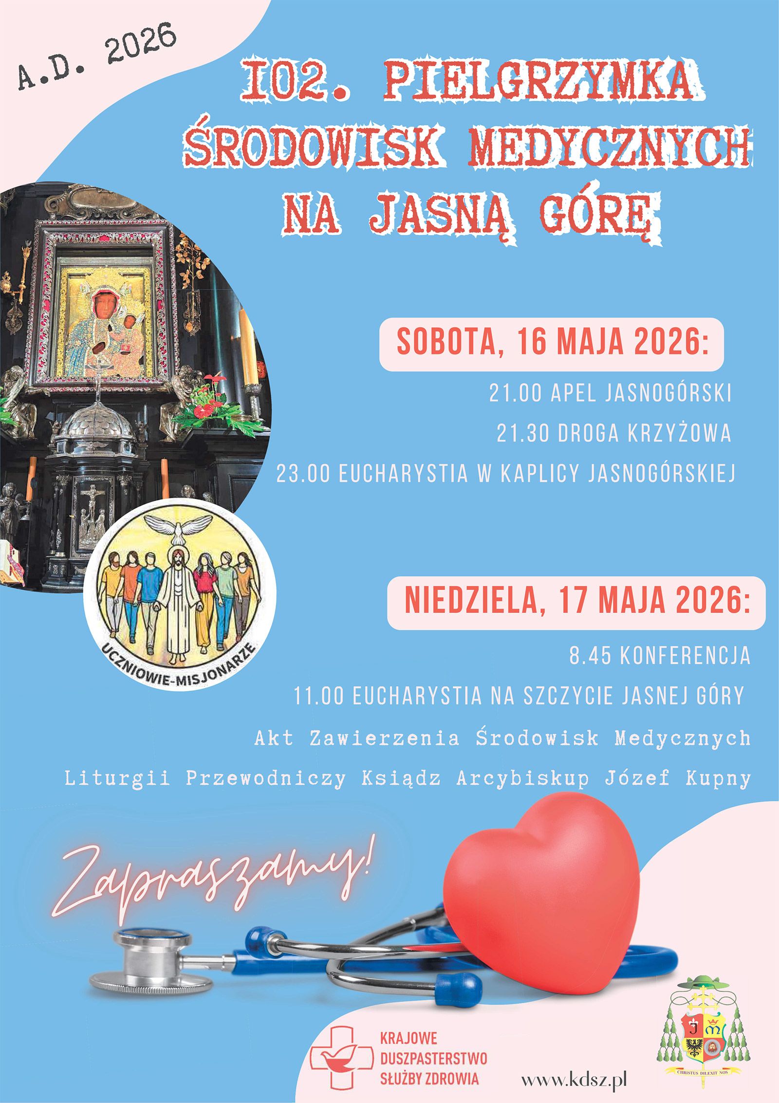 Pielgrzymka środowisk medycznych na Jasną Górę