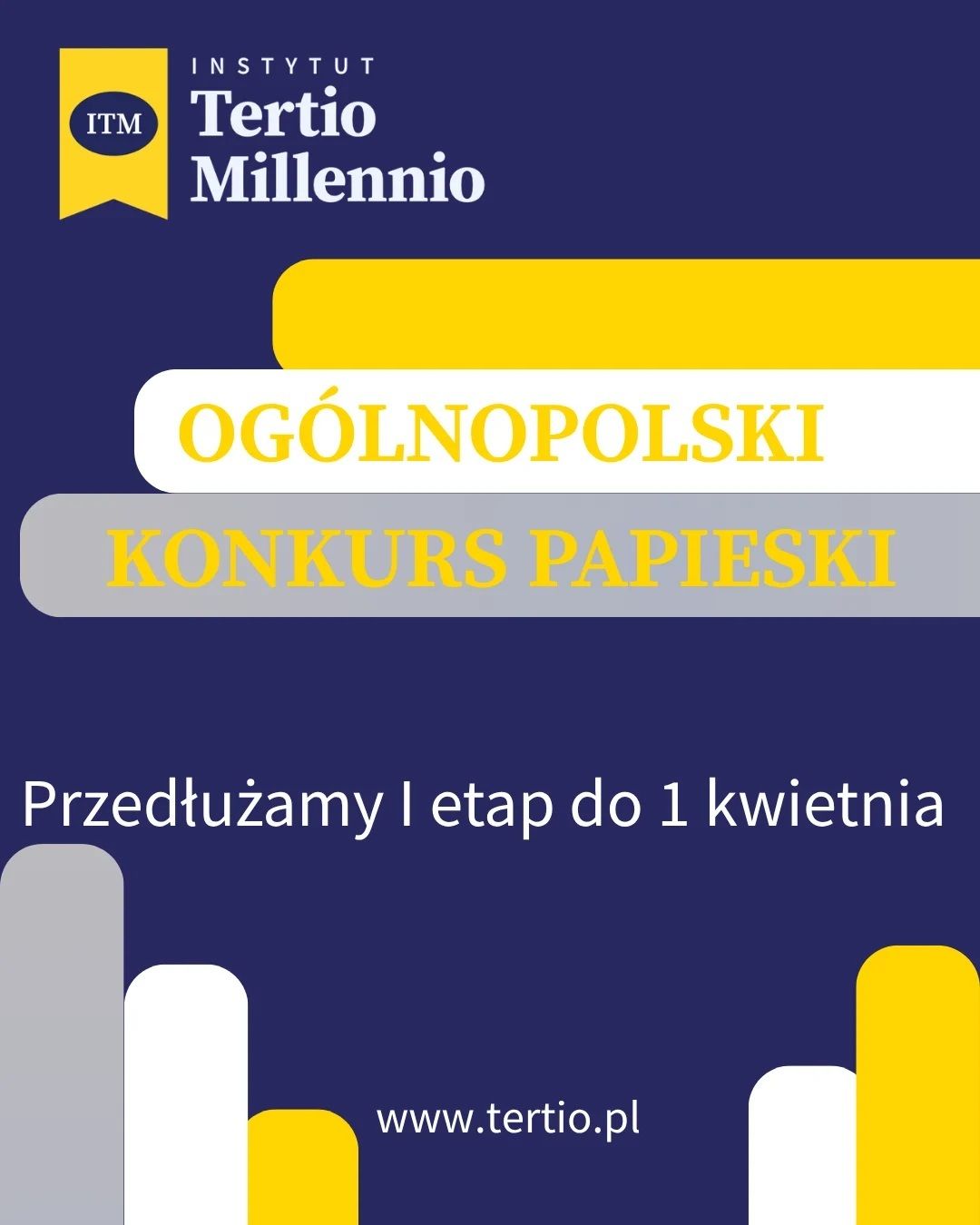 Ogólnopolski Konkurs Papieski - przedłużono I etap