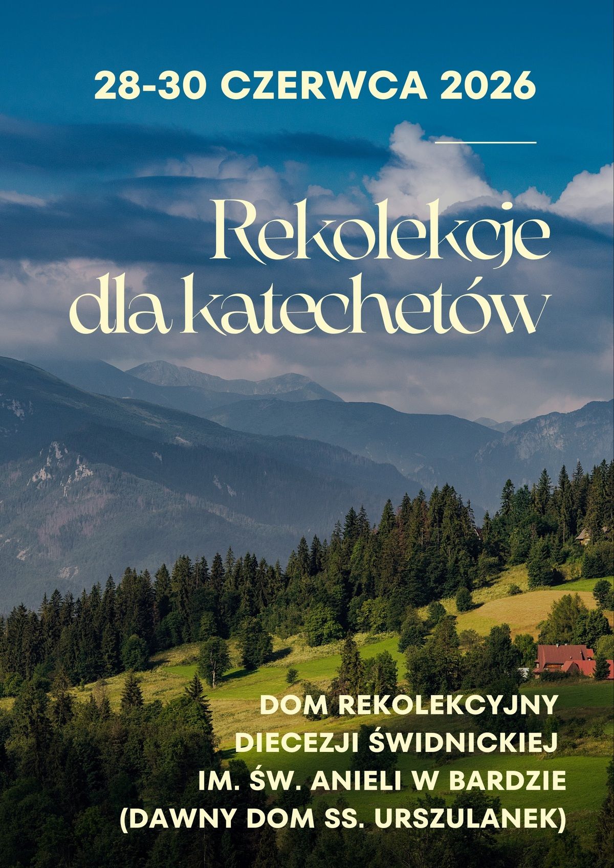 Rekolekcje dla katechetów w Bardzie 28-30 czerwca 2026