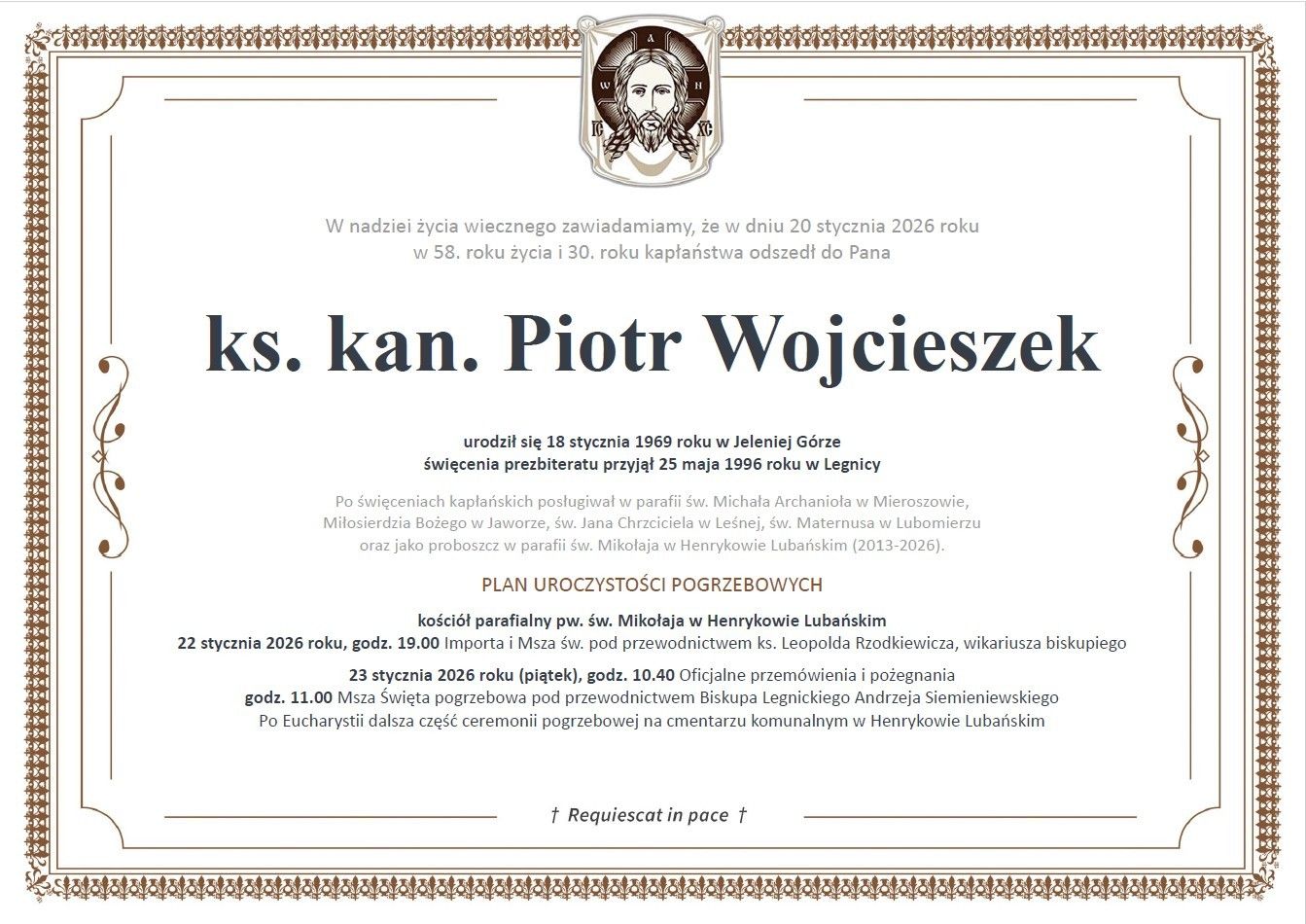 Pogrzeb Ks. Piotra Wojcieszka