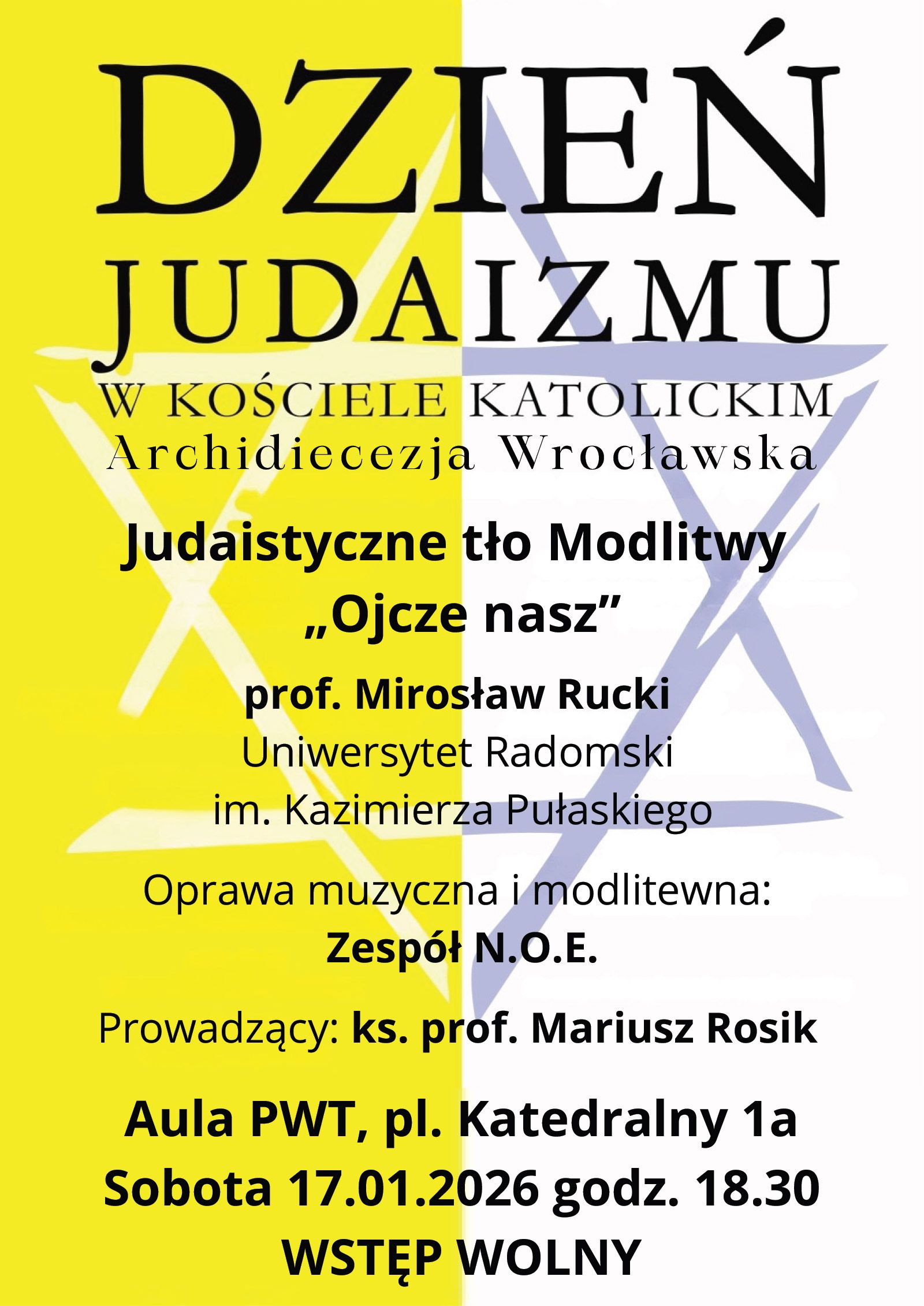 KOMUNIKATY WYDZIAŁU DUSZPASTERSKIEGO - 9.01.2026 r.