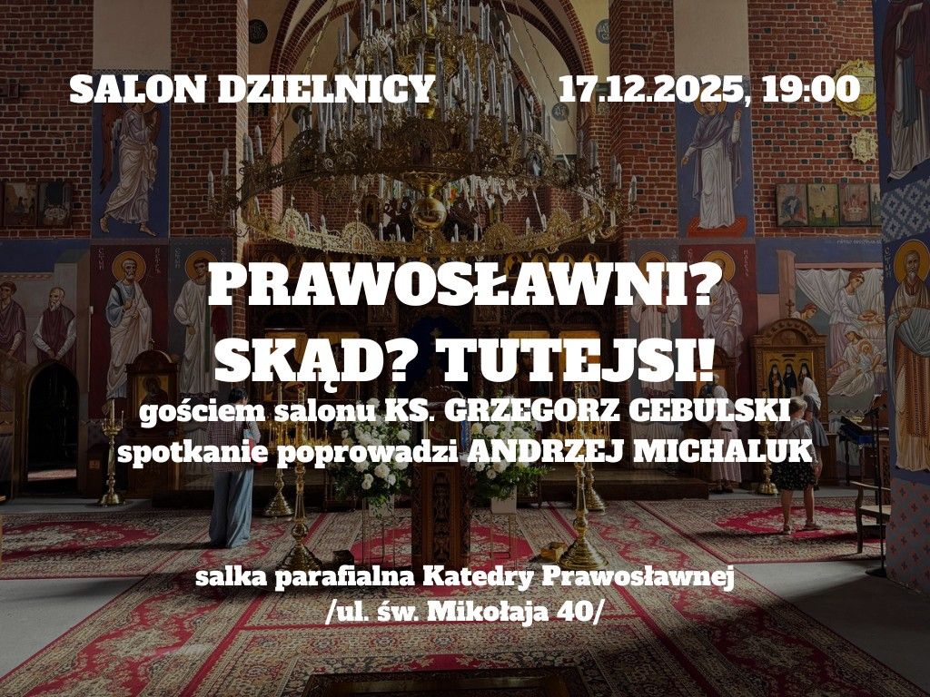Zaproszenie do Salonu Dzielnicy Wzajemnego Szacunku