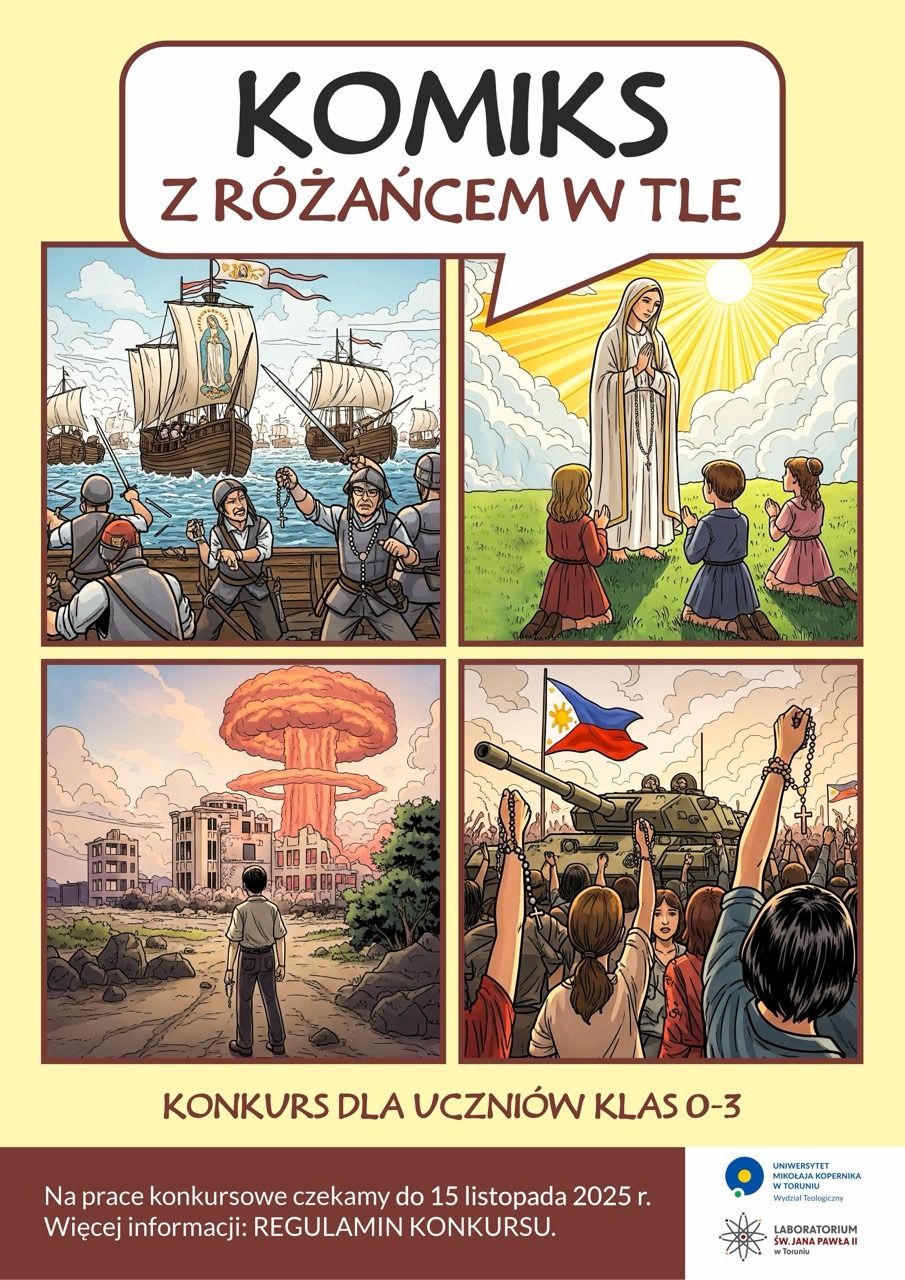 Konkurs plastyczny - Komiks z historią różańca w tle