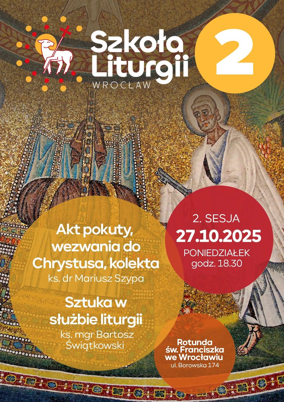 Wydział Katechetyczny zaprasza na kolejną sesję wykładową Szkoły Liturgii