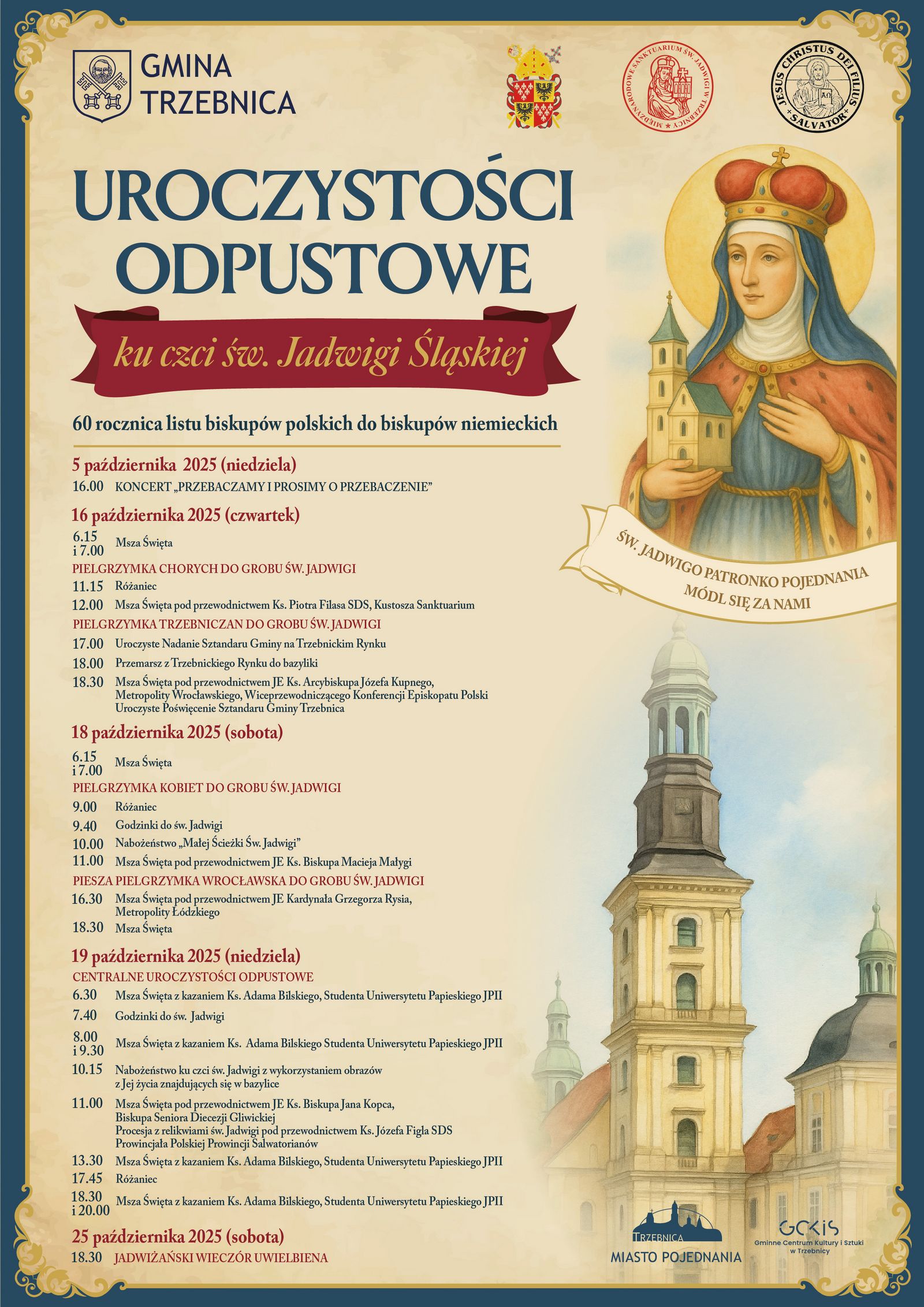KOMUNIKATY WYDZIAŁU DUSZPASTERSKIEGO - 3.10.2025 r.