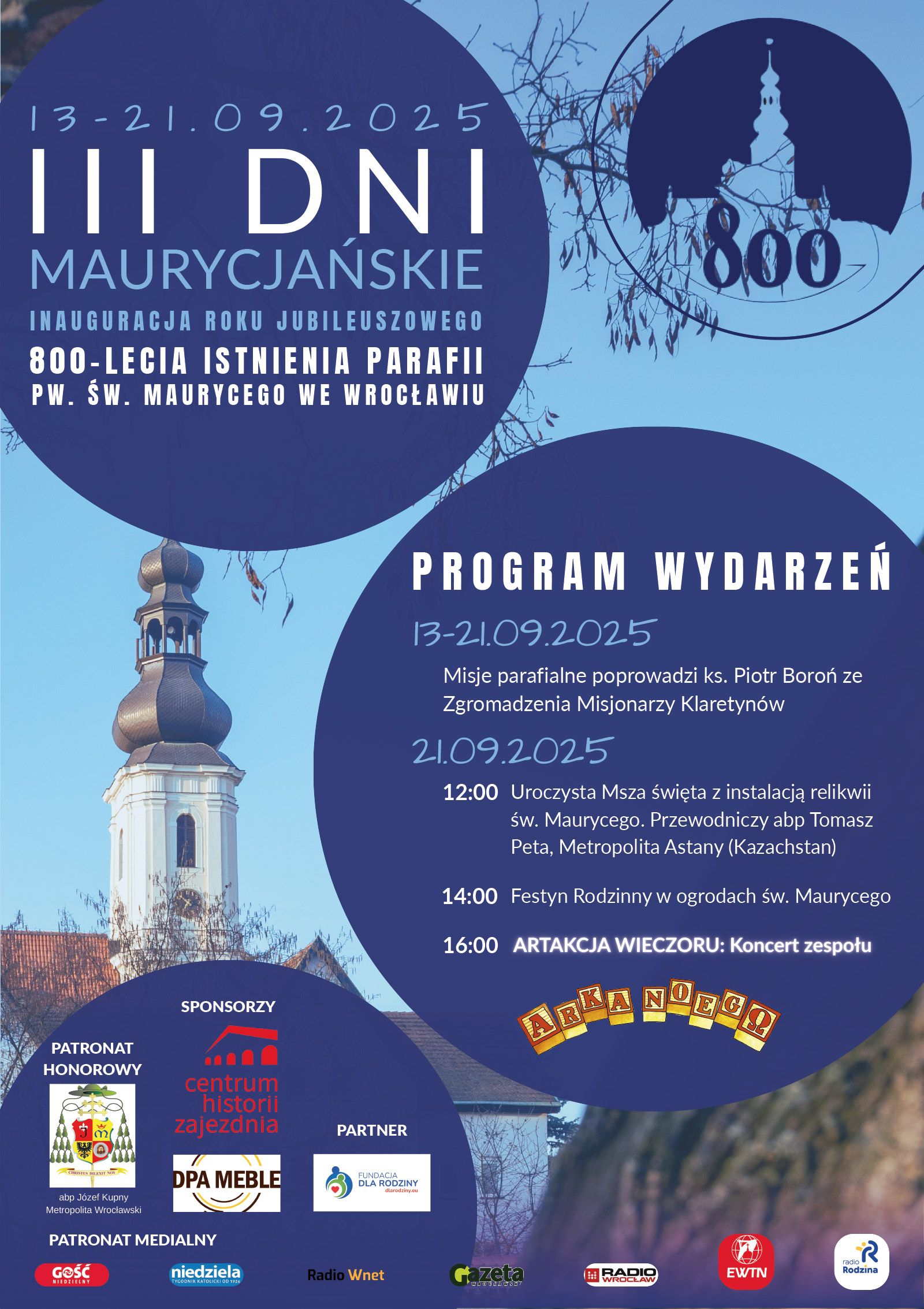 Rozpoczęcie Roku św. Maurycego