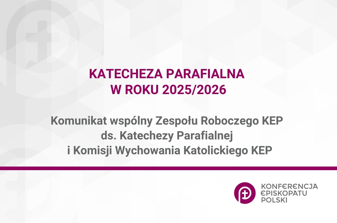 Katecheza parafialna - Komunikat