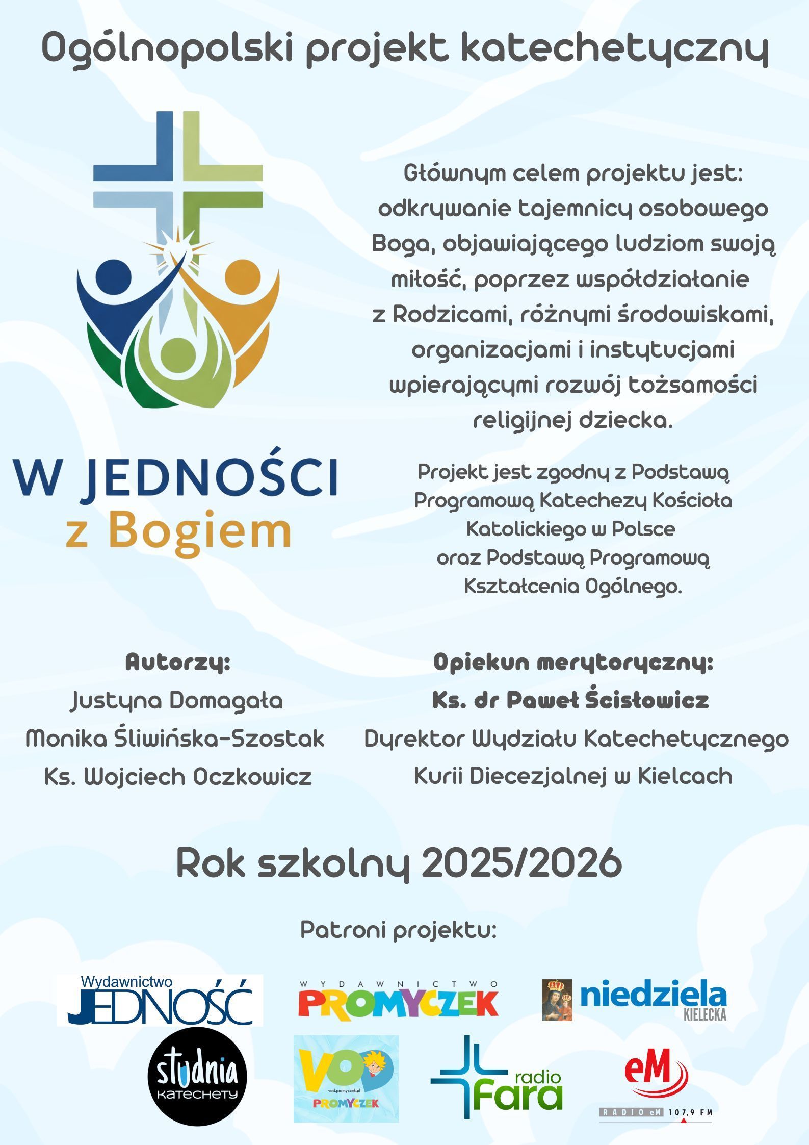 Ogólnopolski Projekt Katechetyczny: „W jedności z Bogiem"