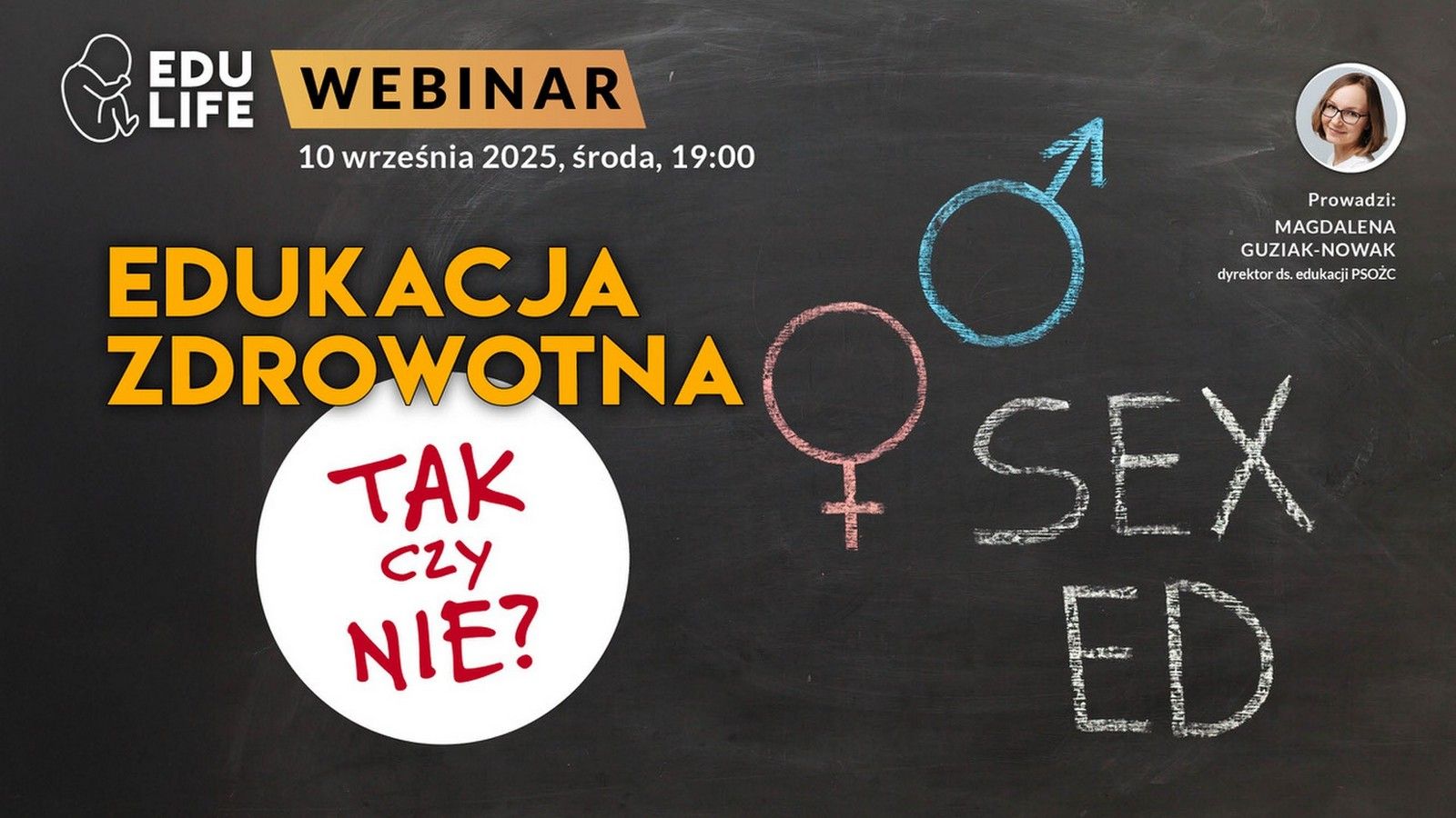 Webinar „Edukacja zdrowotna – tak czy nie?" 10 września 2025