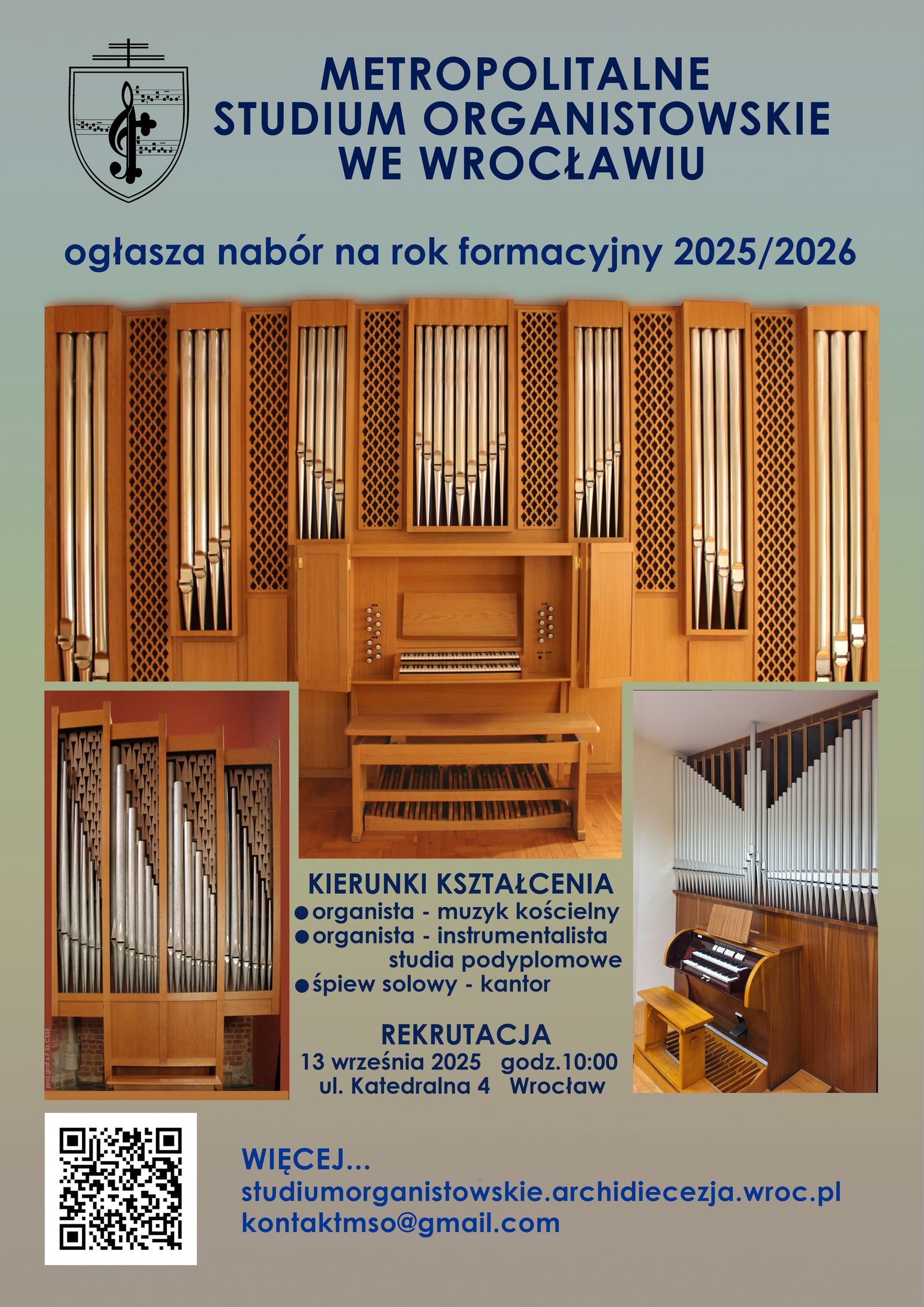 Studium Organistowskie - rekrutacja