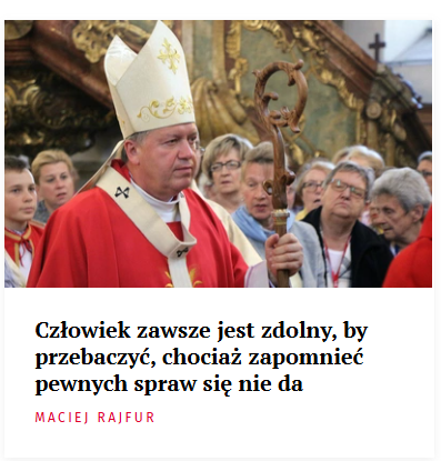 Abp Józef Kupny porusza kwestię religii w szkole