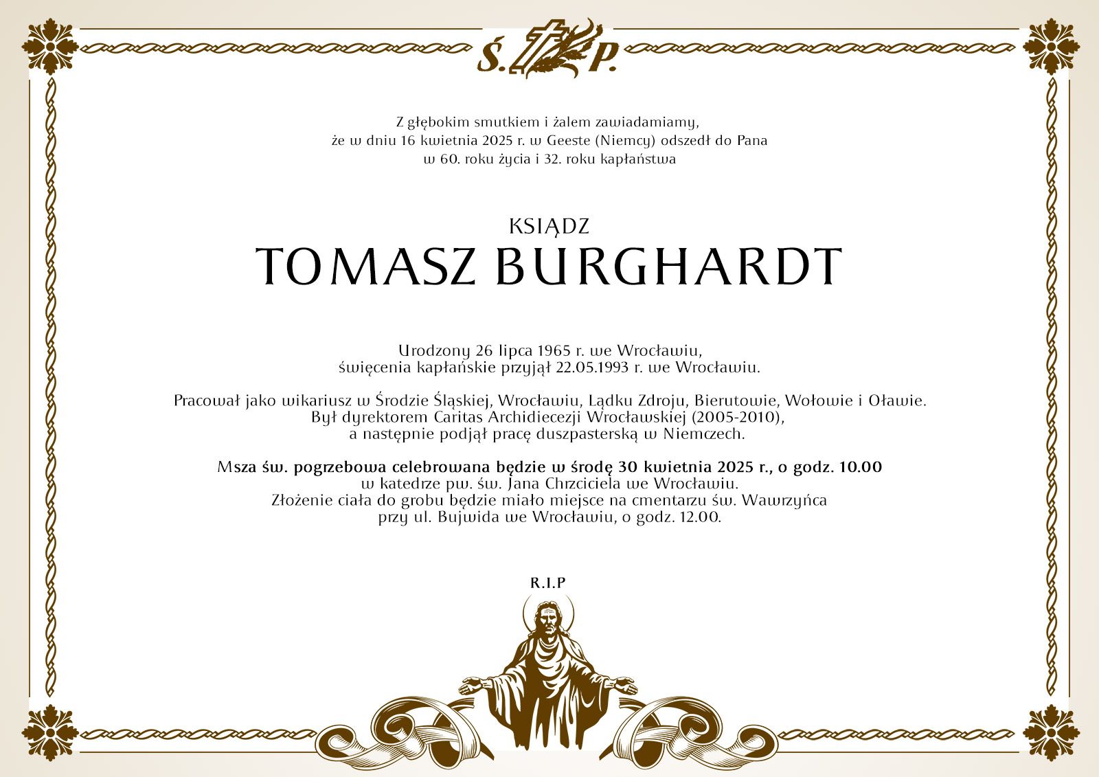 Pogrzeb Ks. Tomasza Burghardta