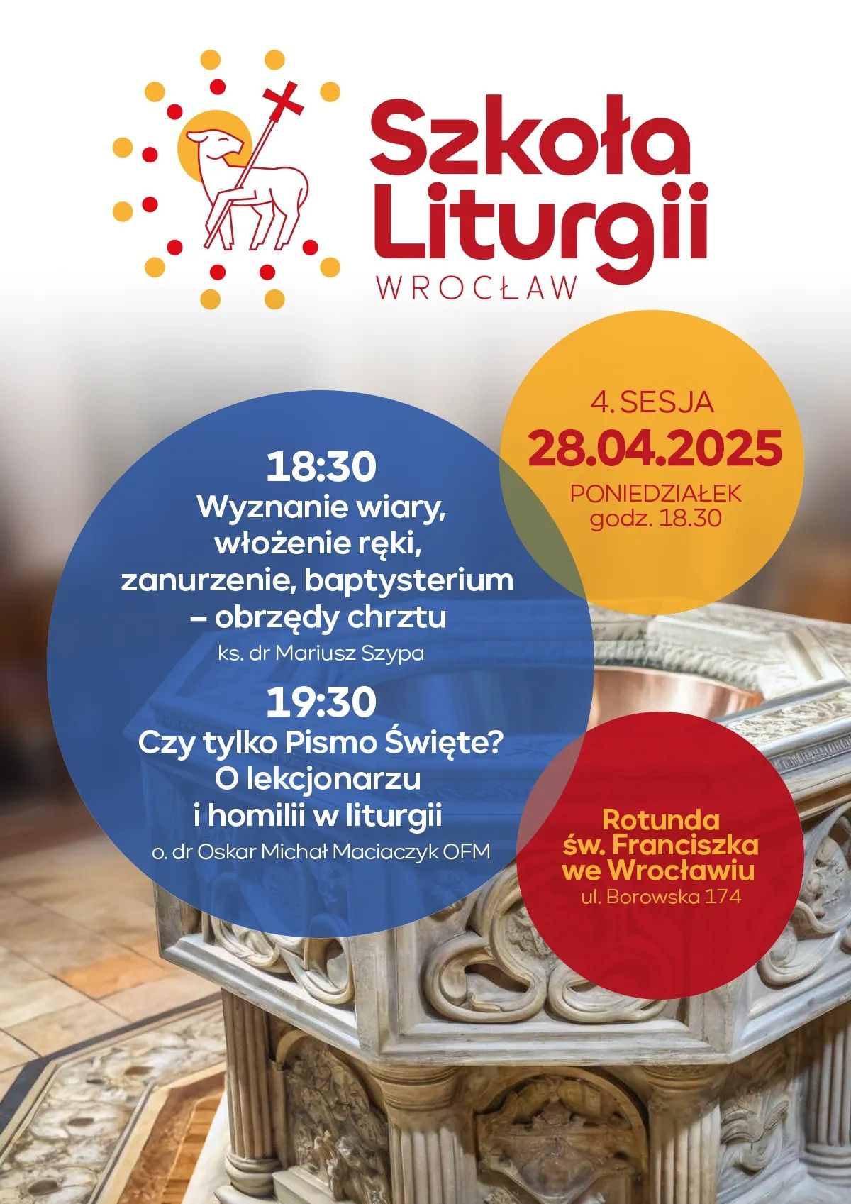 Wydział Katechetyczny zaprasza na kolejną sesję wykładową Szkoły Liturgii