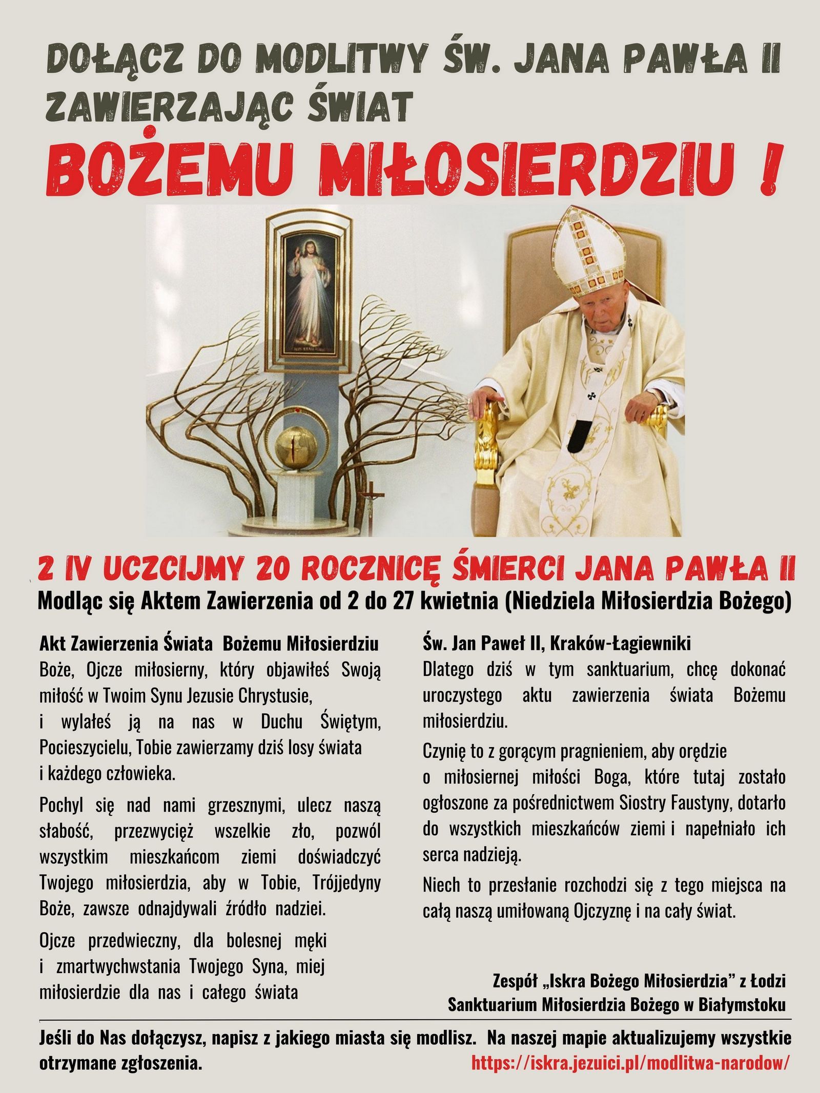 Akt Zawierzenia Bożemu Miłosierdziu
