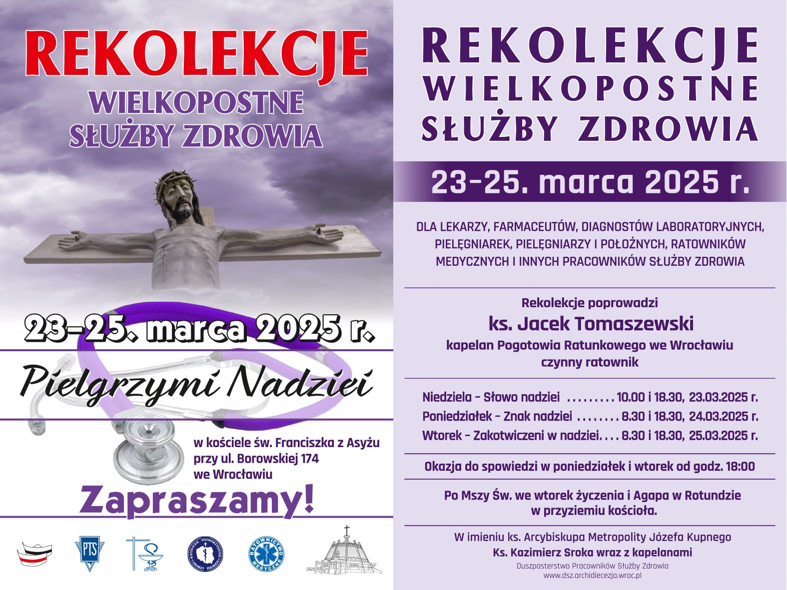 Rekolekcje wielkopostne służby zdrowia