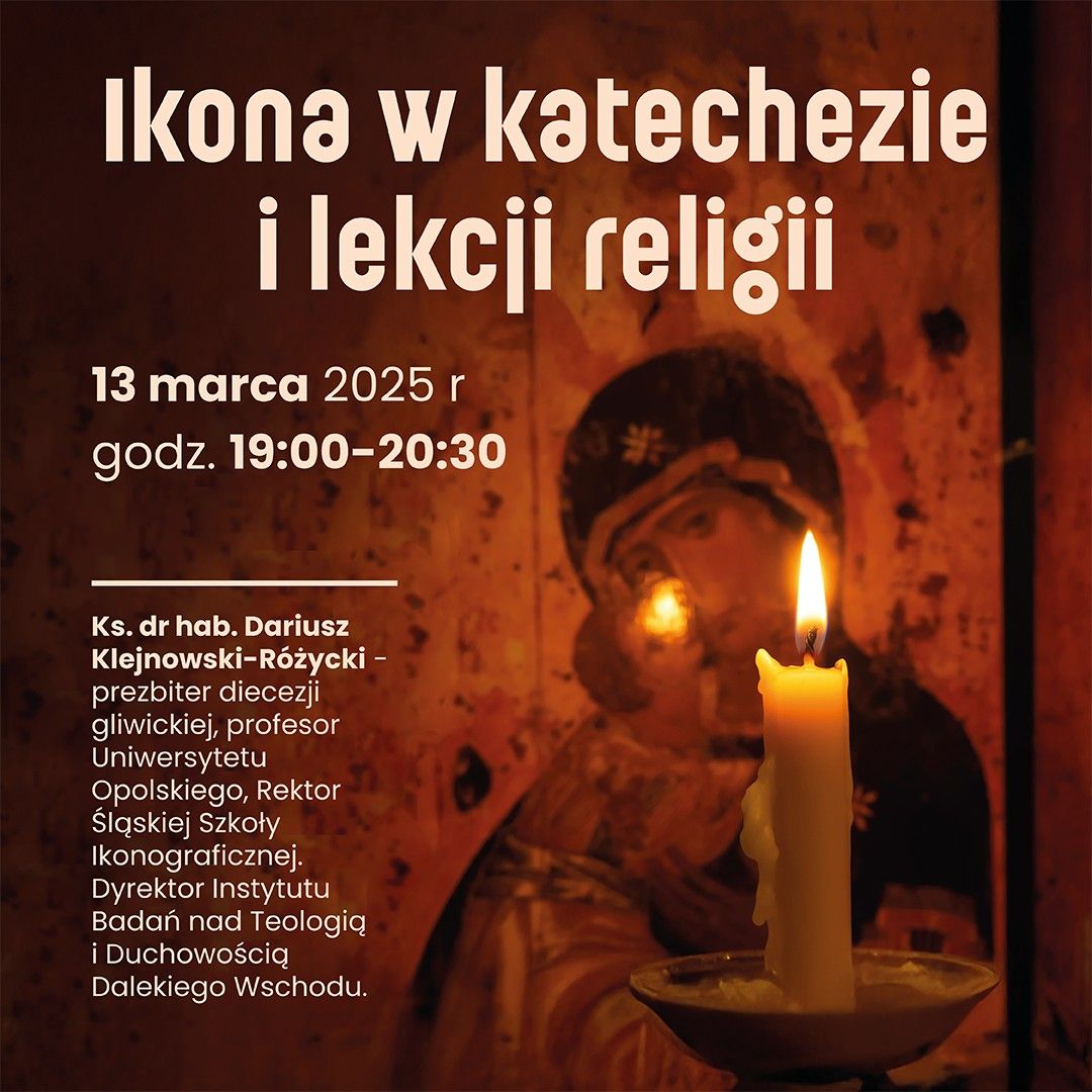 Webinar WAM - Ikona w katechezie i lekcji religii - 13 marca 2025