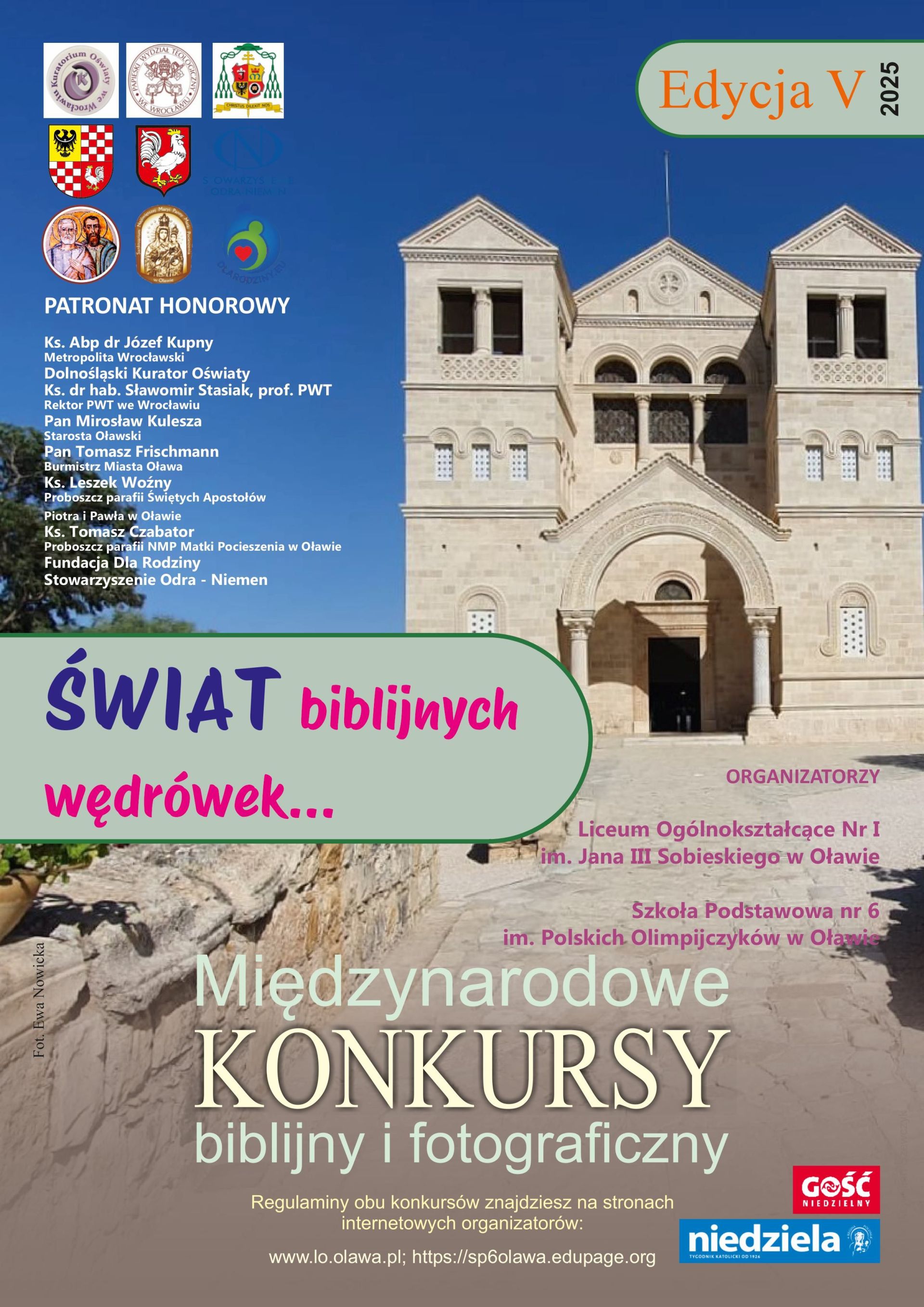V Międzynarodowy Konkurs Biblijno-Fotograficzny - Świat biblijnych  wędrówek...