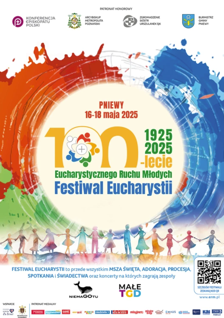 Festiwal Eucharystii z okazji 100-lecia ERM: 16-18 maja 2025