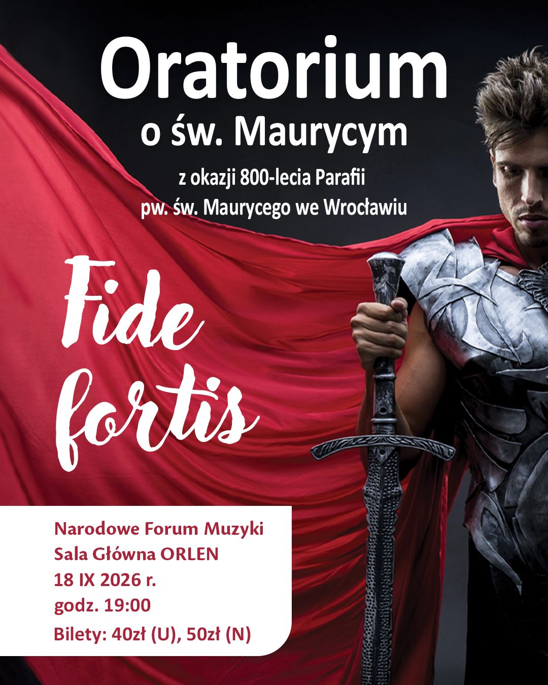 Oratorium o św. Maurycym Fide fortis