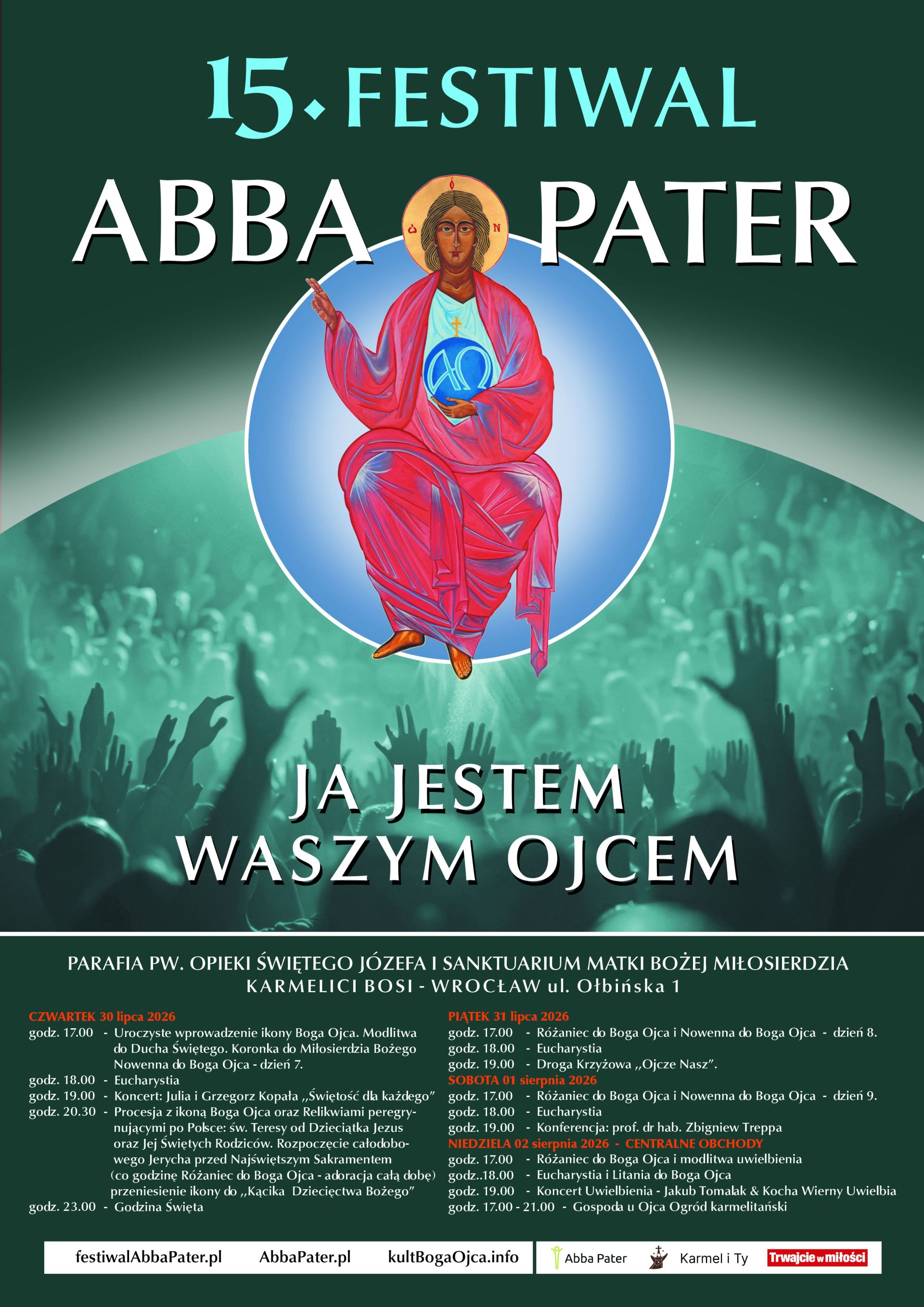 KOMUNIKATY WYDZIAŁU DUSZPASTERSKIEGO - 31.07.2026 r.